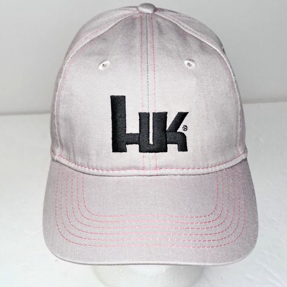 Heckler & Koch Authentic Hk Womens Gray Pink Range Shooter Tactical Cap NEW